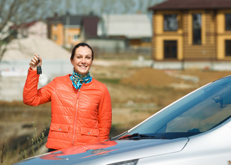 girl and car