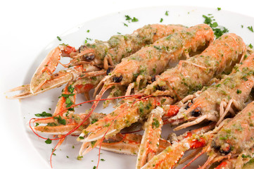 scampi alla busara