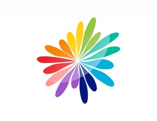 abstract logo social media & energy solar,ink