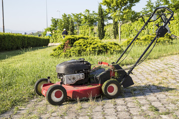 Obraz premium lawn mower