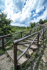 stairs to clouds