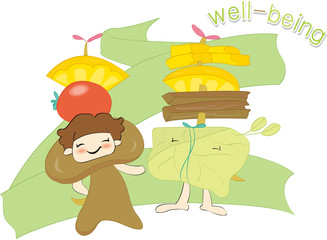 Illustration of wellness