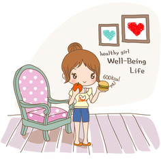Illustration of wellness