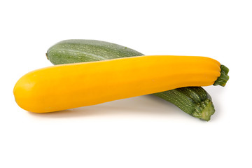 Gelbe und grüne Zucchini