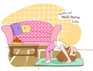 Illustration of wellness