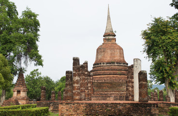 Sukhothai Tempel Ruine in Thailand