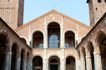 Saint Ambrose, Sant'Ambrogio Basilica, Milan, Italy