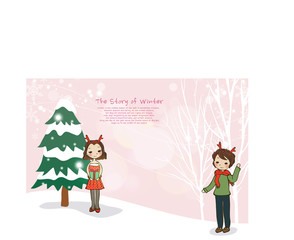 Illustration of winter