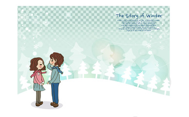 Illustration of winter