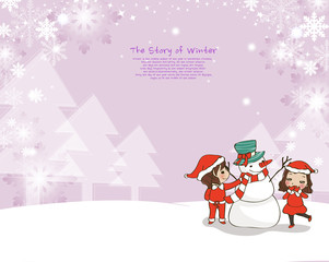 Illustration of winter