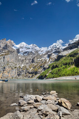 Oeschinen Lake in Switzerland