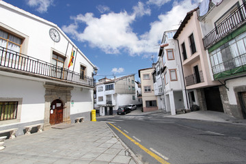 Calle de La Garganta de Baños, Valle del Ambrioz, España