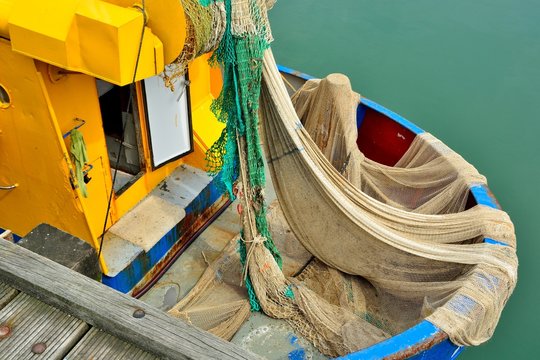 Fishing boat for North Sea shrimps