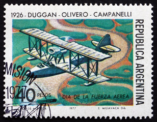 Postage stamp Argentina 1977 Double-decker, 1926