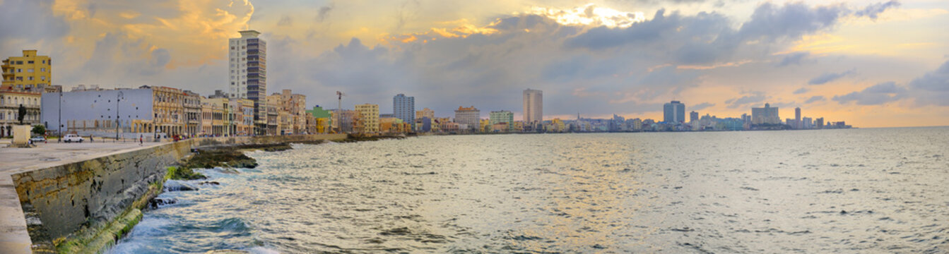 Havana Malecon Panorama