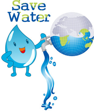 Illustration of Water day