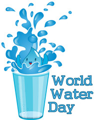 Illustration of Water day