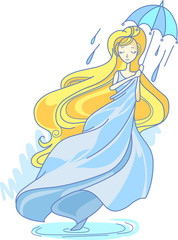 Fototapeta premium Illustration of Water day
