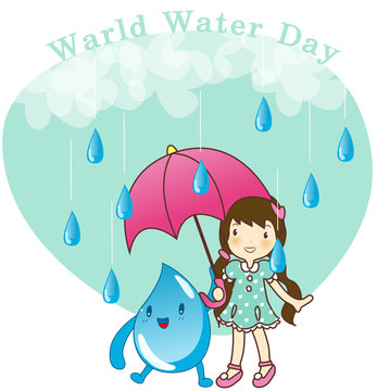 Illustration of Water day