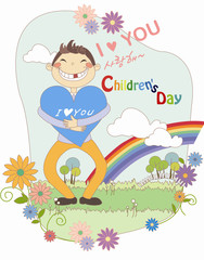 Illustration of Children's Day