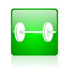 fitness computer icon on white background