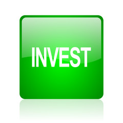invest computer icon on white background