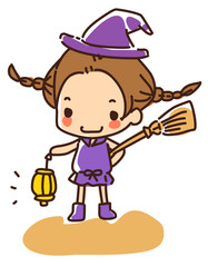 Illustration of Halloween day