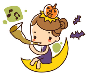 Illustration of Halloween day