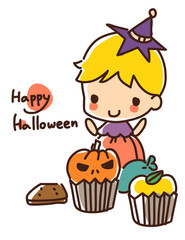 Illustration of Halloween day