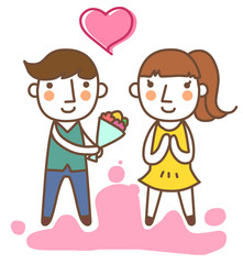 Illustration of Pepero Day
