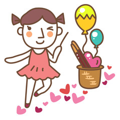 Illustration of Pepero Day