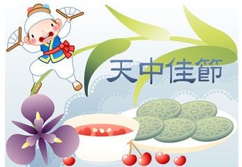 Illustration of Korean traditional holidays