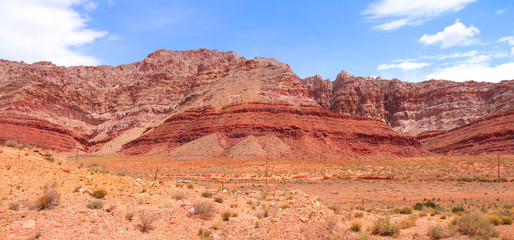 Red rock hills near Page Arizona