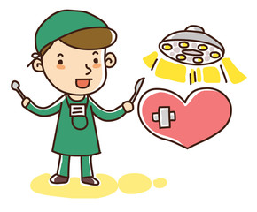 Illustration of Doctors and nurses