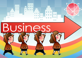 Illustration of business