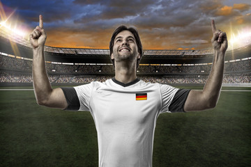 Fototapeta na wymiar German soccer player