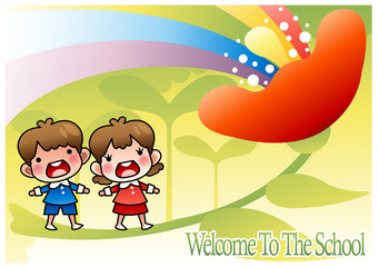 Illustration of Graduation and enrollment