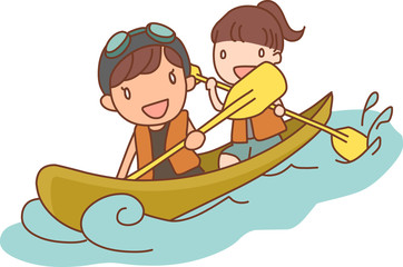Illustration of Water Sports