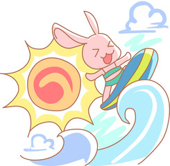 Illustration of Water Sports