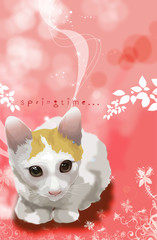 Illustration of spring