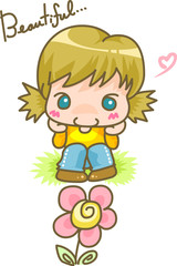 Illustration of spring