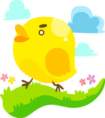 Illustration of spring