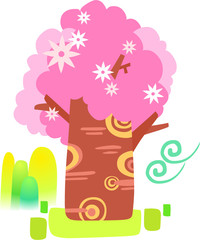 Illustration of spring