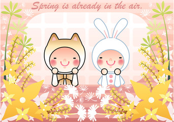Illustration of spring