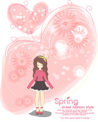 Illustration of spring