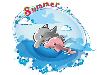 Illustration of summer