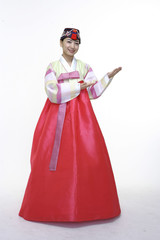 Couple in Korean Dress