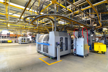 Verpackungsmaschine in Grosdruckerei // High Tech fabrication