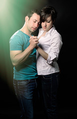 Young couple in love