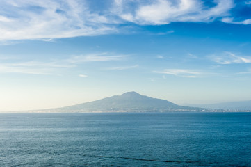 Naklejka na ściany i meble Mount Vesuvius landscape